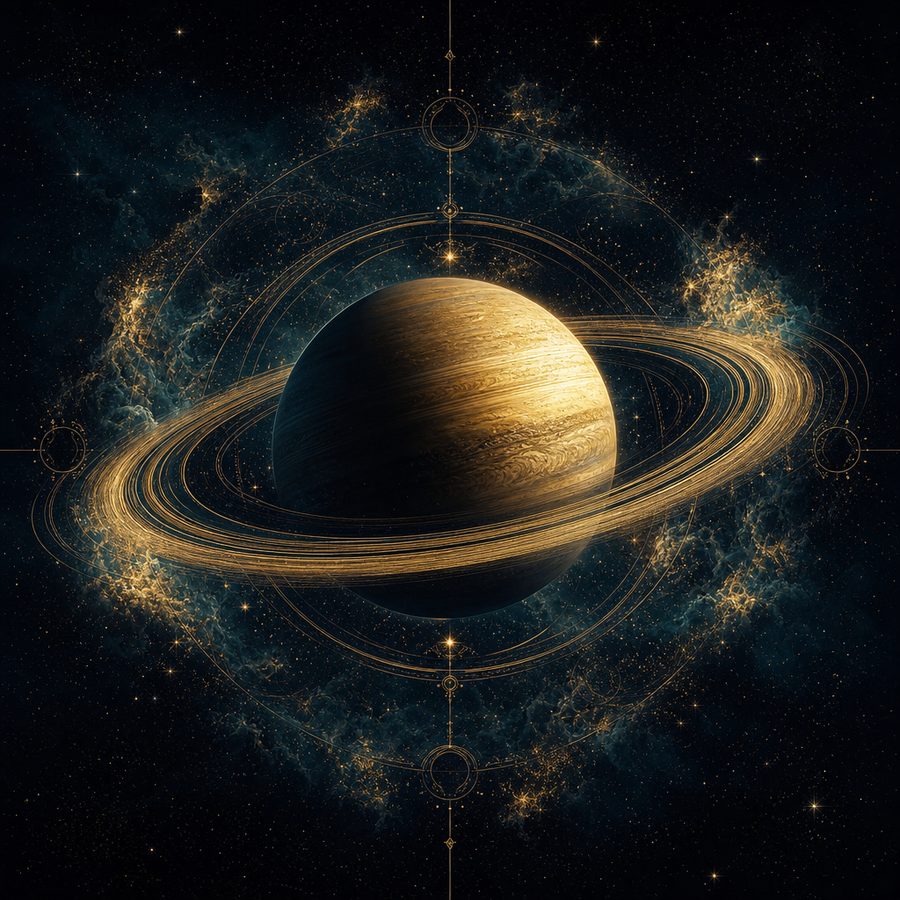 Saturn planet illustration for Saturn return timing